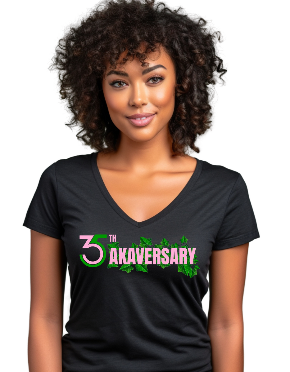 Greek 35th AKAversary Shirt King Custom Creations