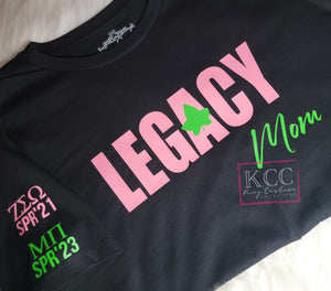 Greek - AKA " The Legacy Mom" T-shirt