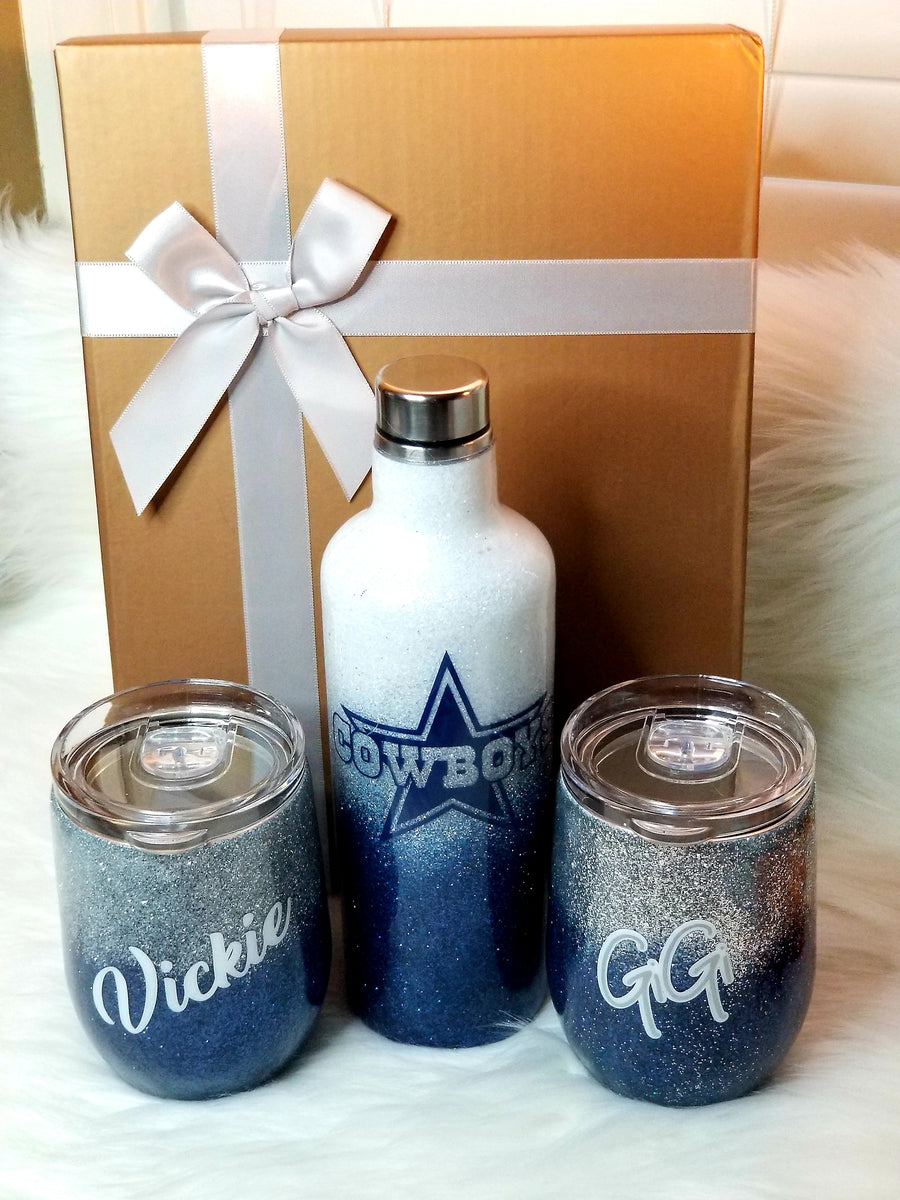 Drinkware Set 3pc Stainless Steel Wine Set King Custom Creations