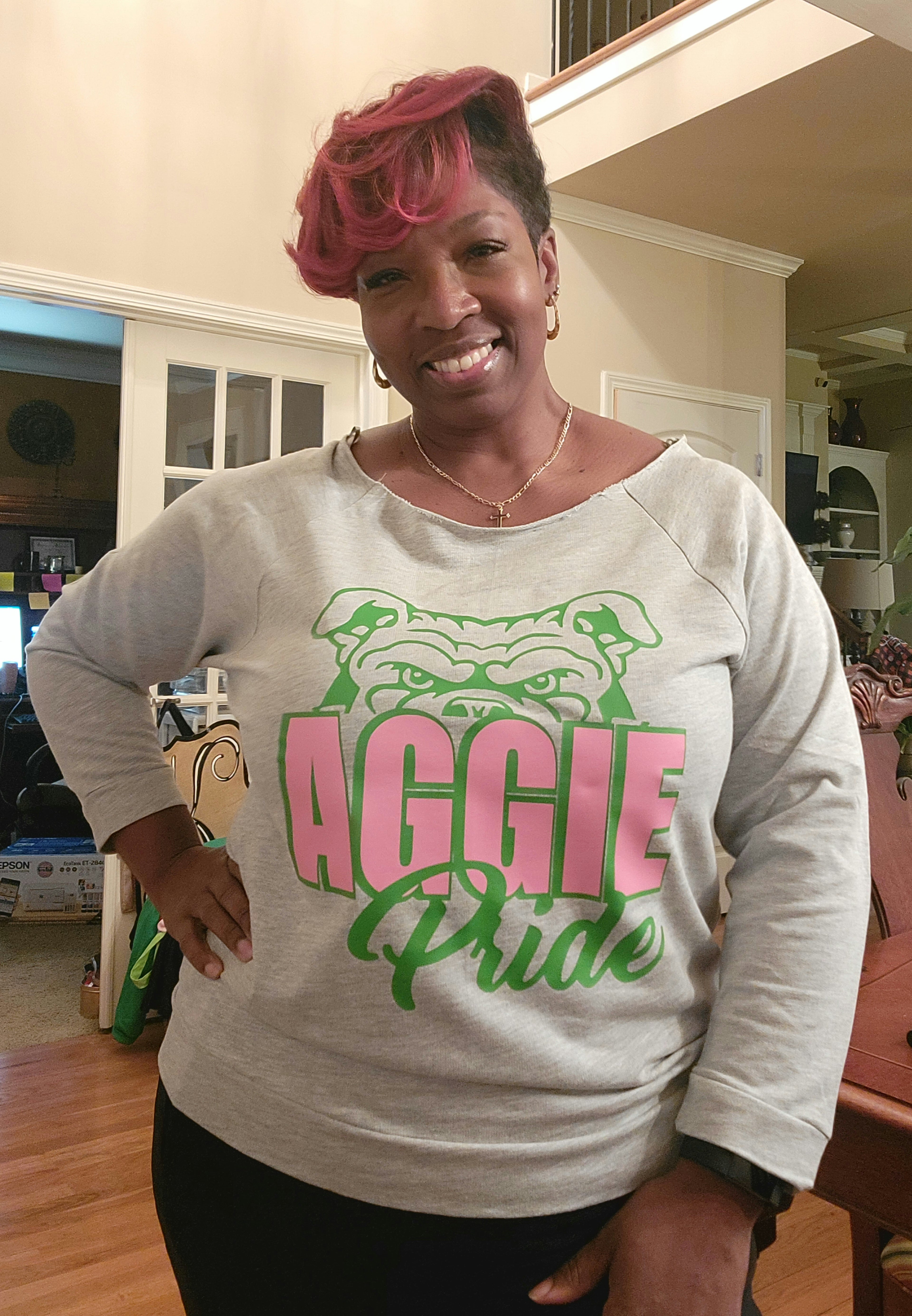 HBCU - Wide Neck- AGGIE PRIDE