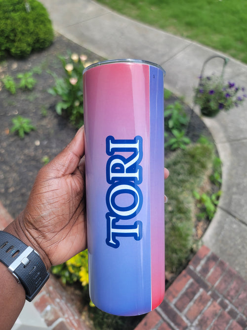 Drinkware - Custom Sublimated 20oz Skinny Tumbler - Custom