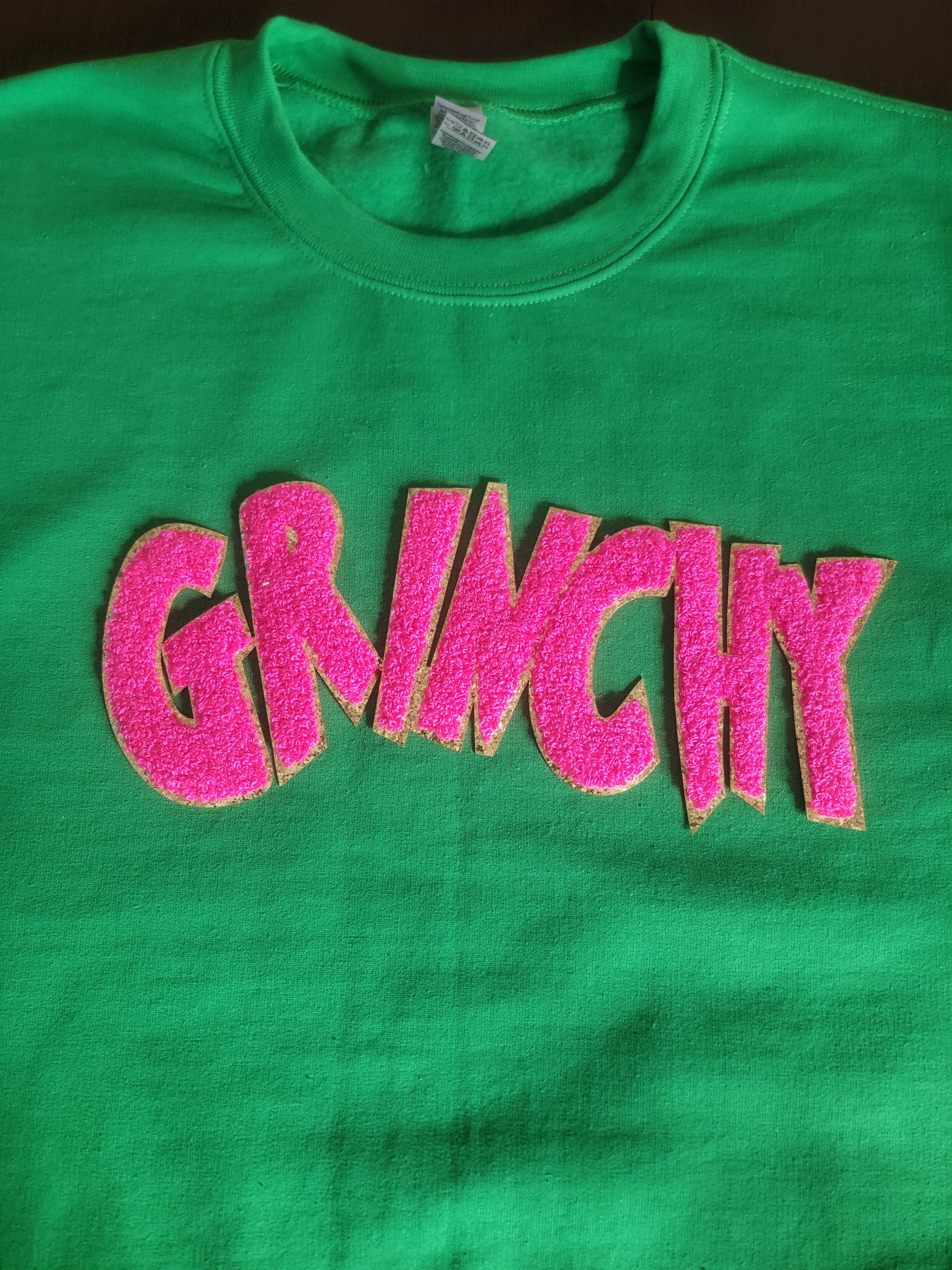 "Green Guy" Chenille Patch Sweatshirt