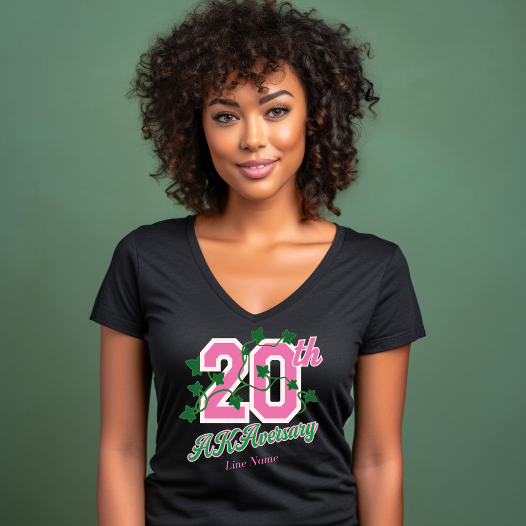 Greek - 20th AKAversary Shirt (Front & Back Design)