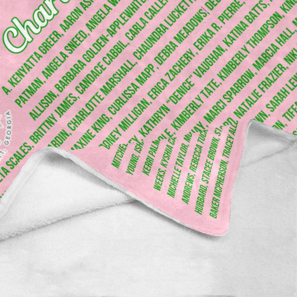 Greek - Alpha Alpha Pi Omega – Charter Members Keepsake Blanket (60" x 80")