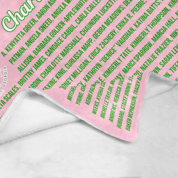 Greek - Alpha Alpha Pi Omega – Charter Members Keepsake Blanket (60" x 80")