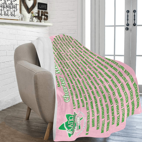 Greek - Alpha Alpha Pi Omega – Charter Members Keepsake Blanket (60" x 80")
