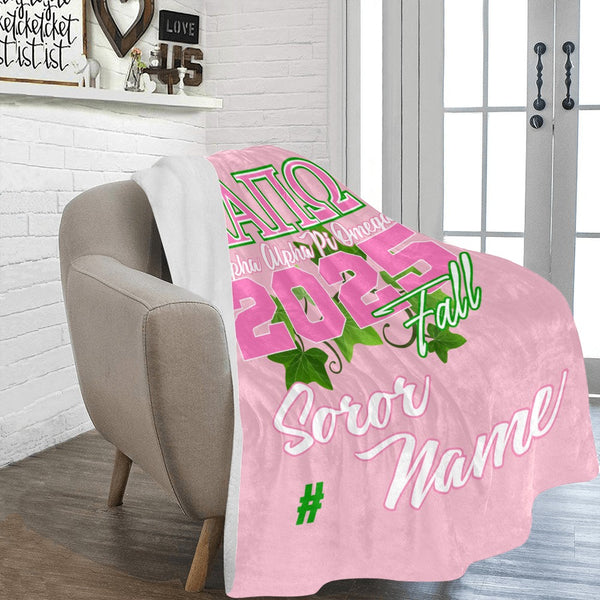 Greek - AAPiO Personalized Sorority-Inspired Micro Fleece Blanket