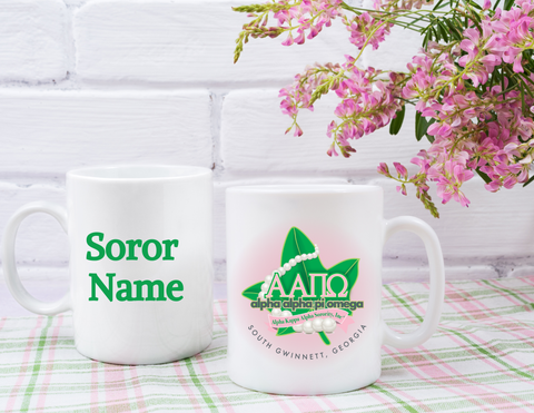 Greek - Personalized Chapter Mug – Alpha Alpha Pi Omega