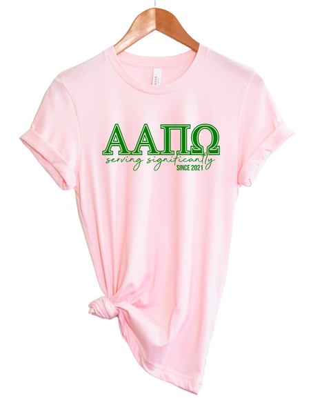 Greek - AAPiO Serving Significantly Since 2021 T-Shirt