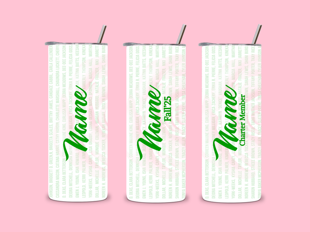 Greek - 20 oz Alpha Alpha Pi Omega Personalized Stainless Steel Tumbler