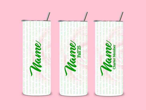 Greek - 20 oz Alpha Alpha Pi Omega Personalized Stainless Steel Tumbler