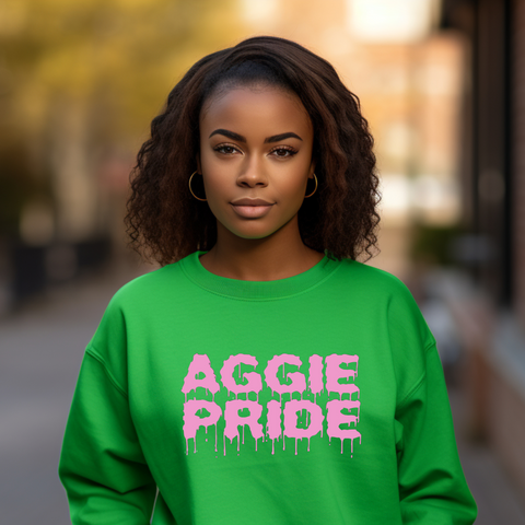 HBCU - AGGIE PRIDE DRIP Sweatshirts & T-Shirts (AKA)