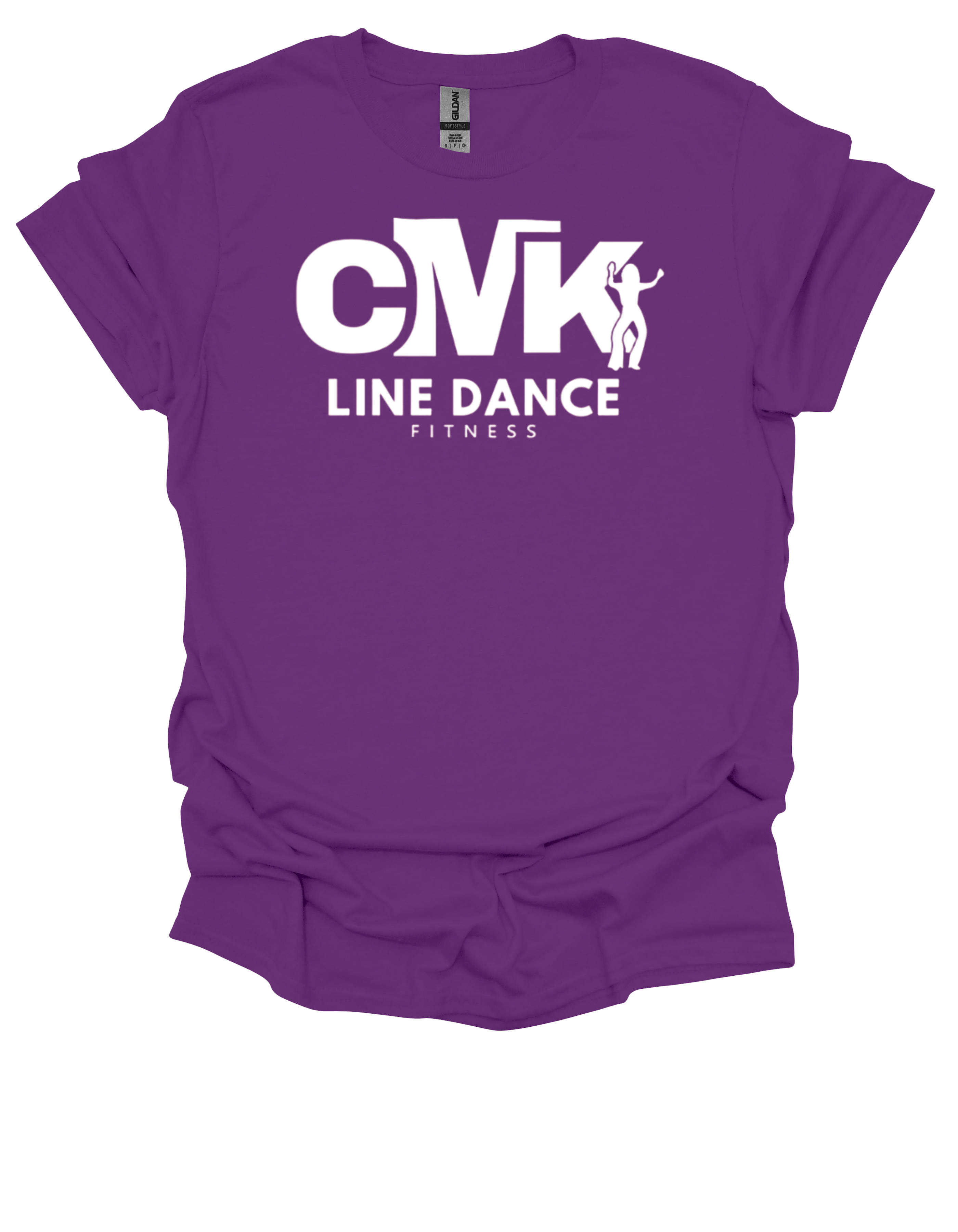 CMK Line Dance Fitness T-Shirt - White Logo