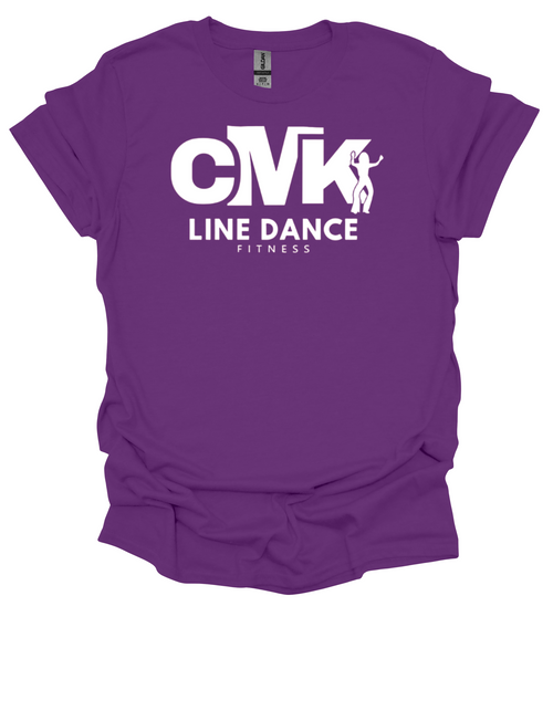 CMK Line Dance Fitness T-Shirt - White Logo