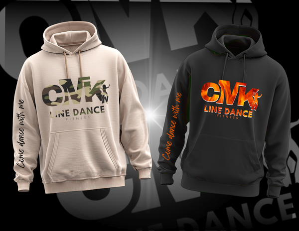 CMK Line Dance Fitness Sweatshirts - Camo & Fire Edition