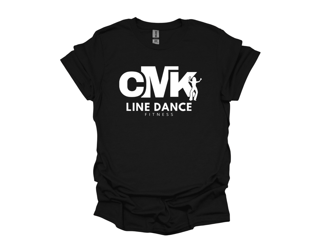 CMK Line Dance Fitness T-Shirt - White Logo