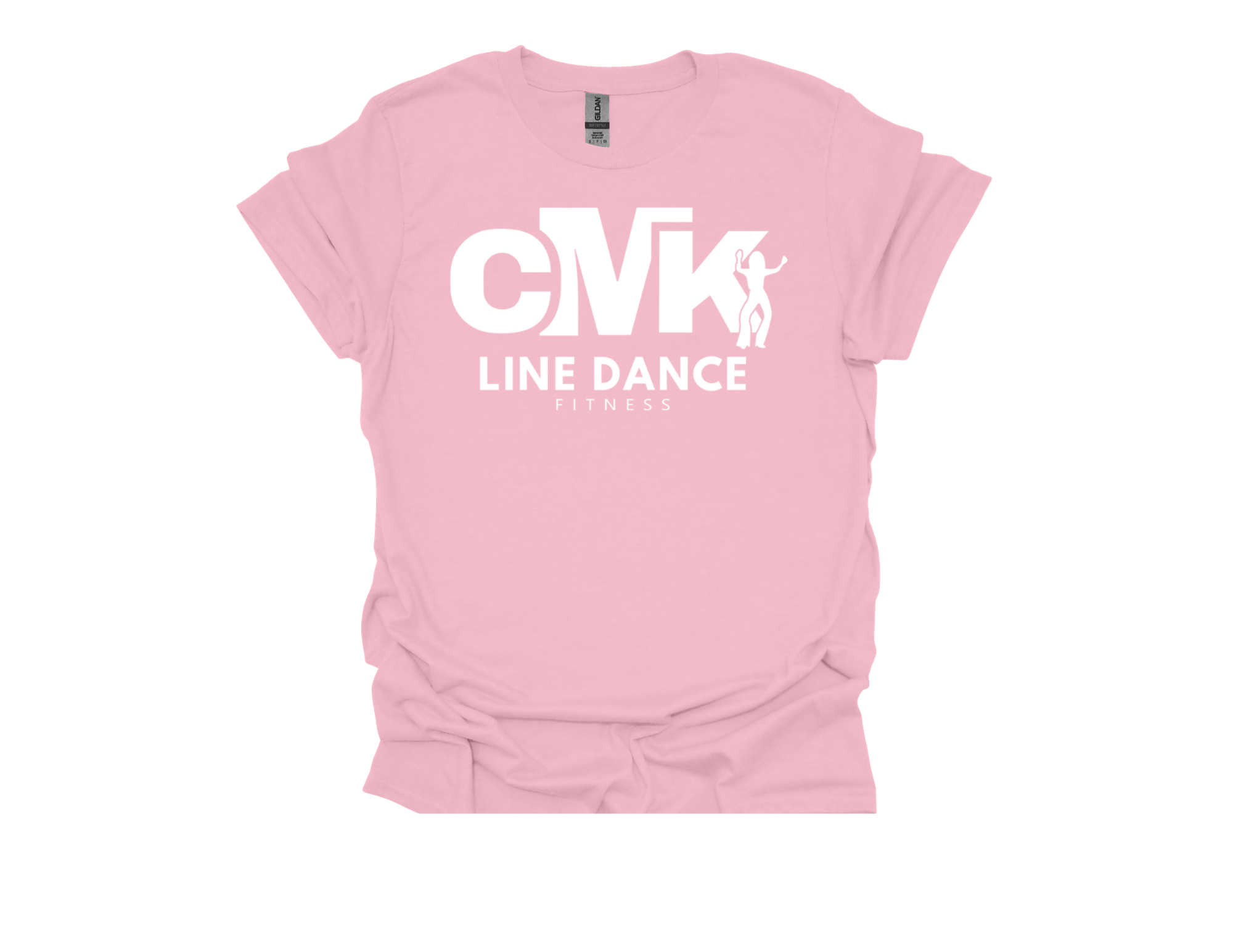 CMK Line Dance Fitness T-Shirt - White Logo