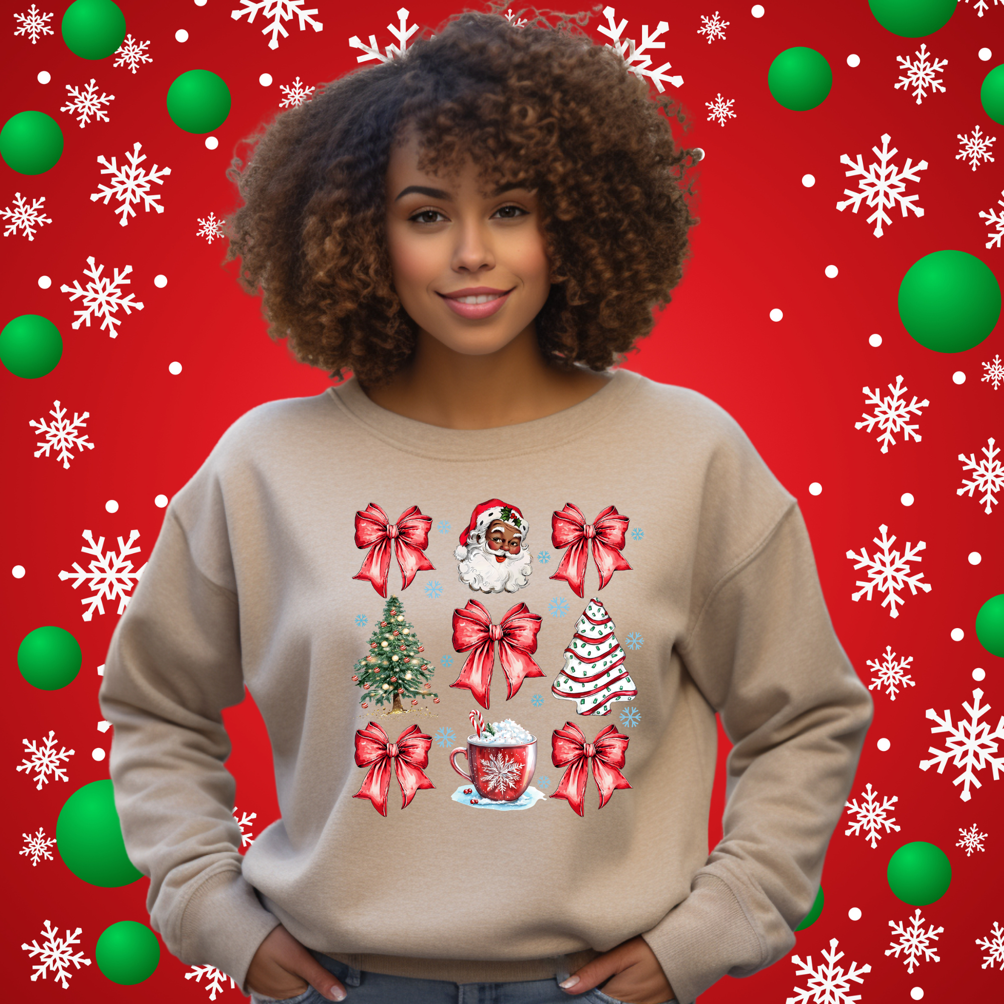 Coquette Christmas Sweatshirt