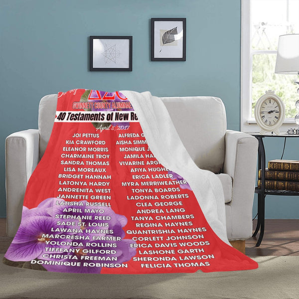 Greek - GCAC Spring 2017 Blanket (60" x 80")