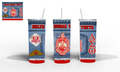 Drinkware - Sublimated 20oz Skinny Tumbler - DST Denim