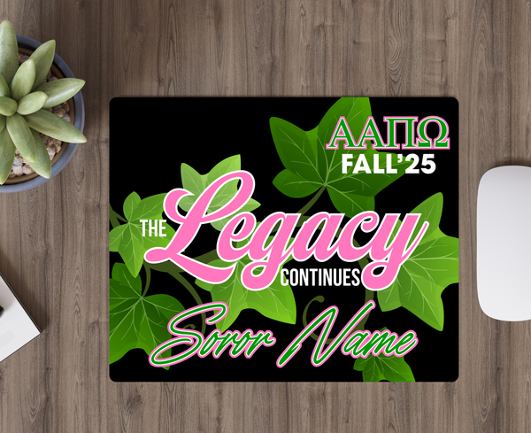 Greek - Alpha Alpha Pi Omega – Fall ’25 Personalized Mousepad