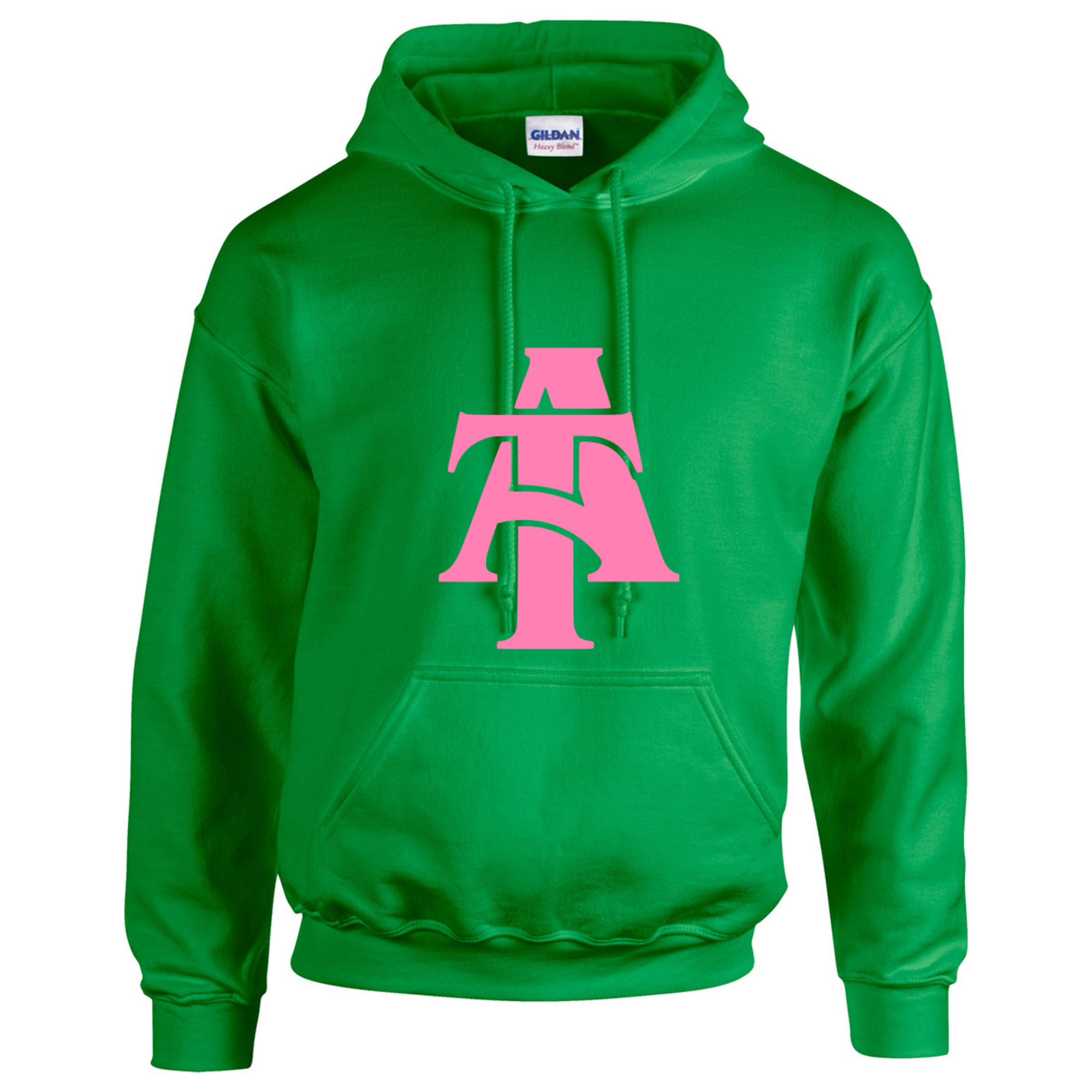 HBCU -  A&T Interlock Sweatshirt (Pink & Green)