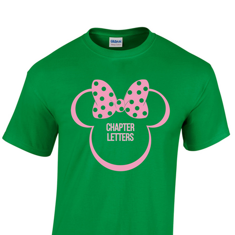 Greek- Minnie Mouse - Pinky