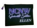 NCNW - NCNW Personalized Canvas Zipper Bag with Tassel