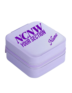 NCNW - NCNW Section Personalized Lavender Travel Jewelry Box