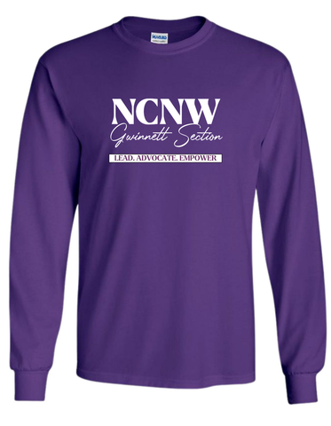 NCNW - Gwinnett Section - Lead Advocate Empower Long Sleeve Shirt