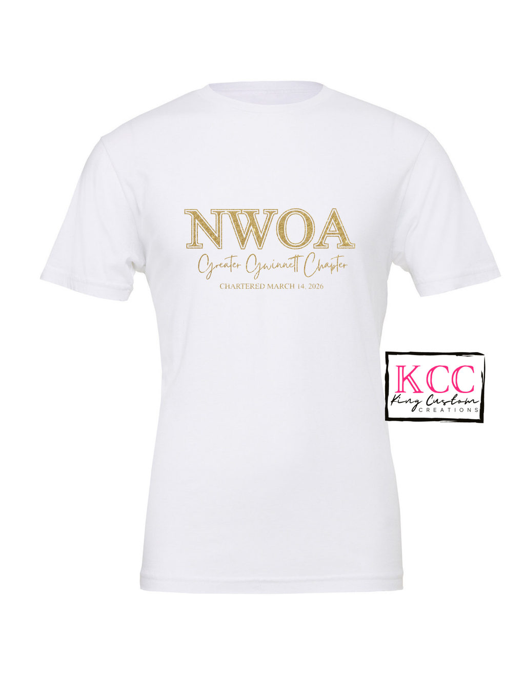 NWOA - NWOA Glitter Chartered T-Shirt