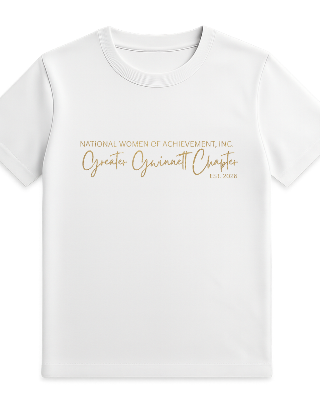 NWOA - NWOA GGC Script Glitter T-Shirt