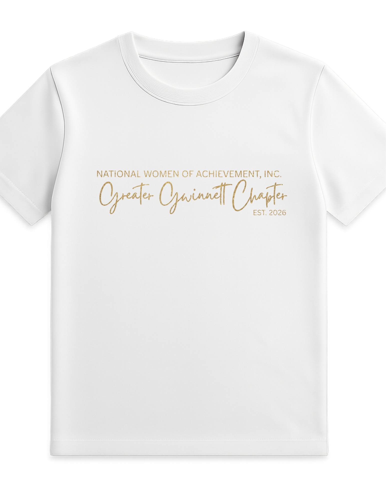 NWOA - NWOA GGC Script Glitter T-Shirt