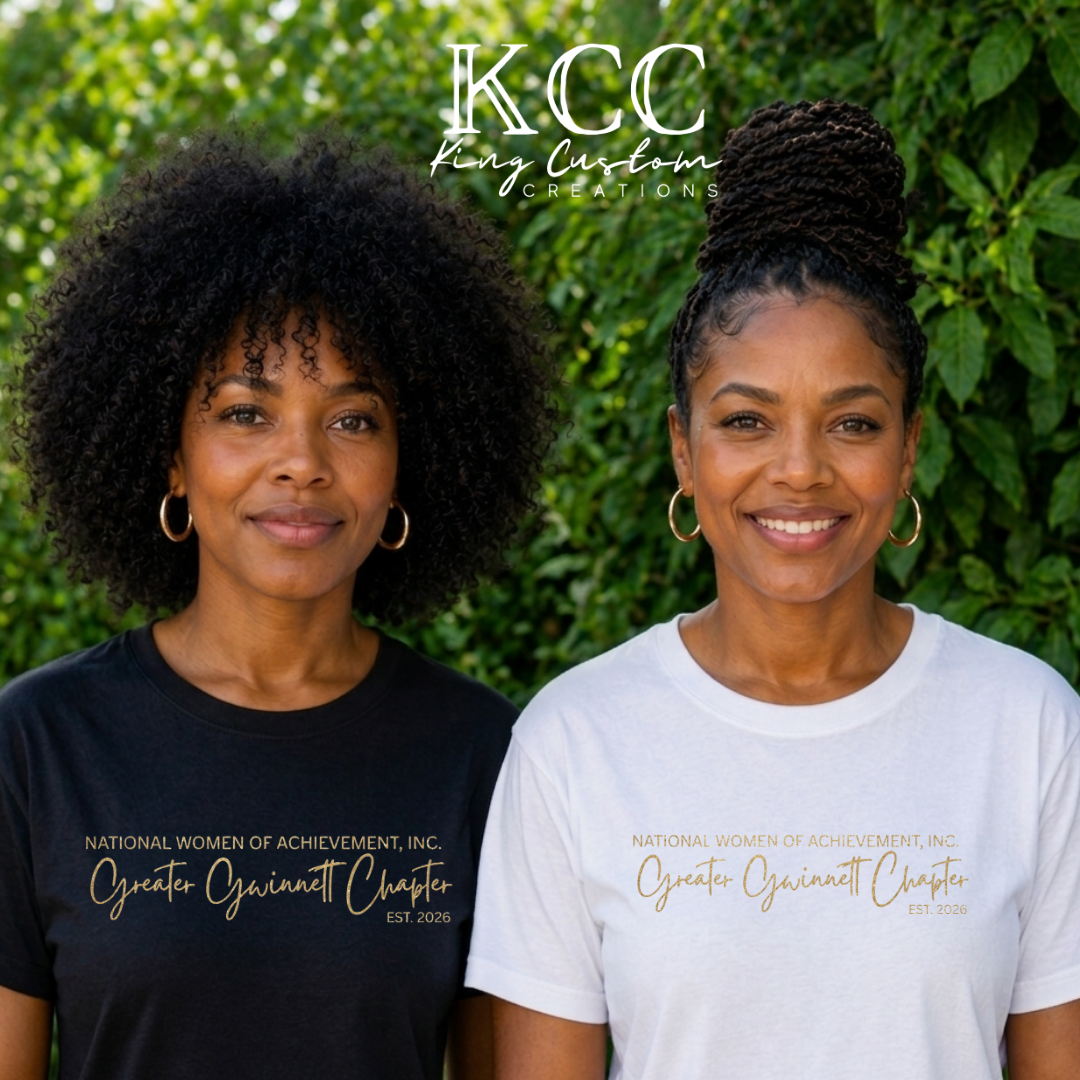 NWOA - NWOA GGC Script Glitter T-Shirt