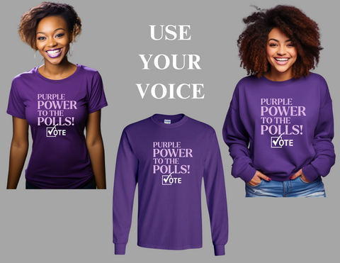 NCNW - Purple to the Polls Shirts