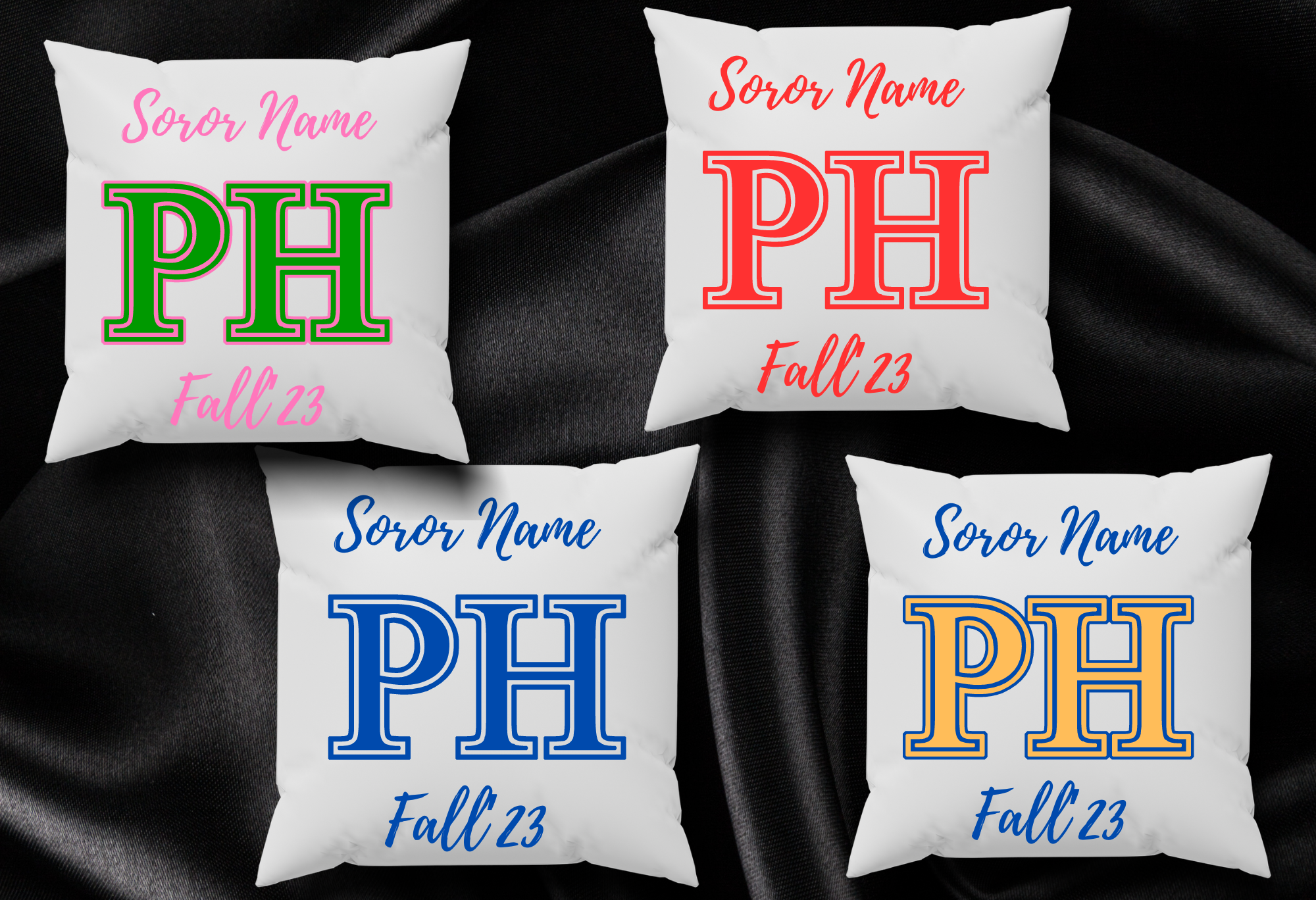 Greek - D9 Personalized Chapter Pillowcase