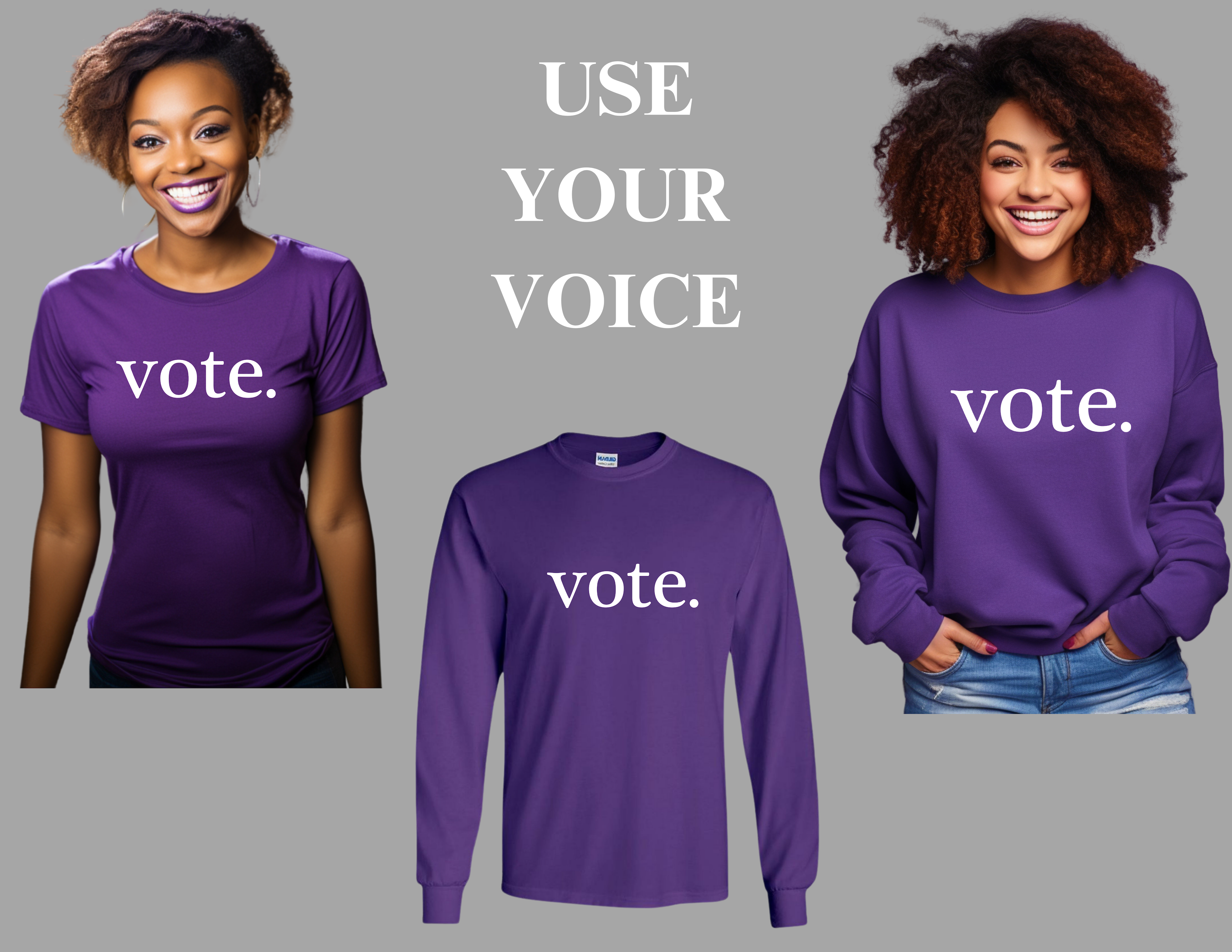 NCNW - Vote Shirts (Purple)