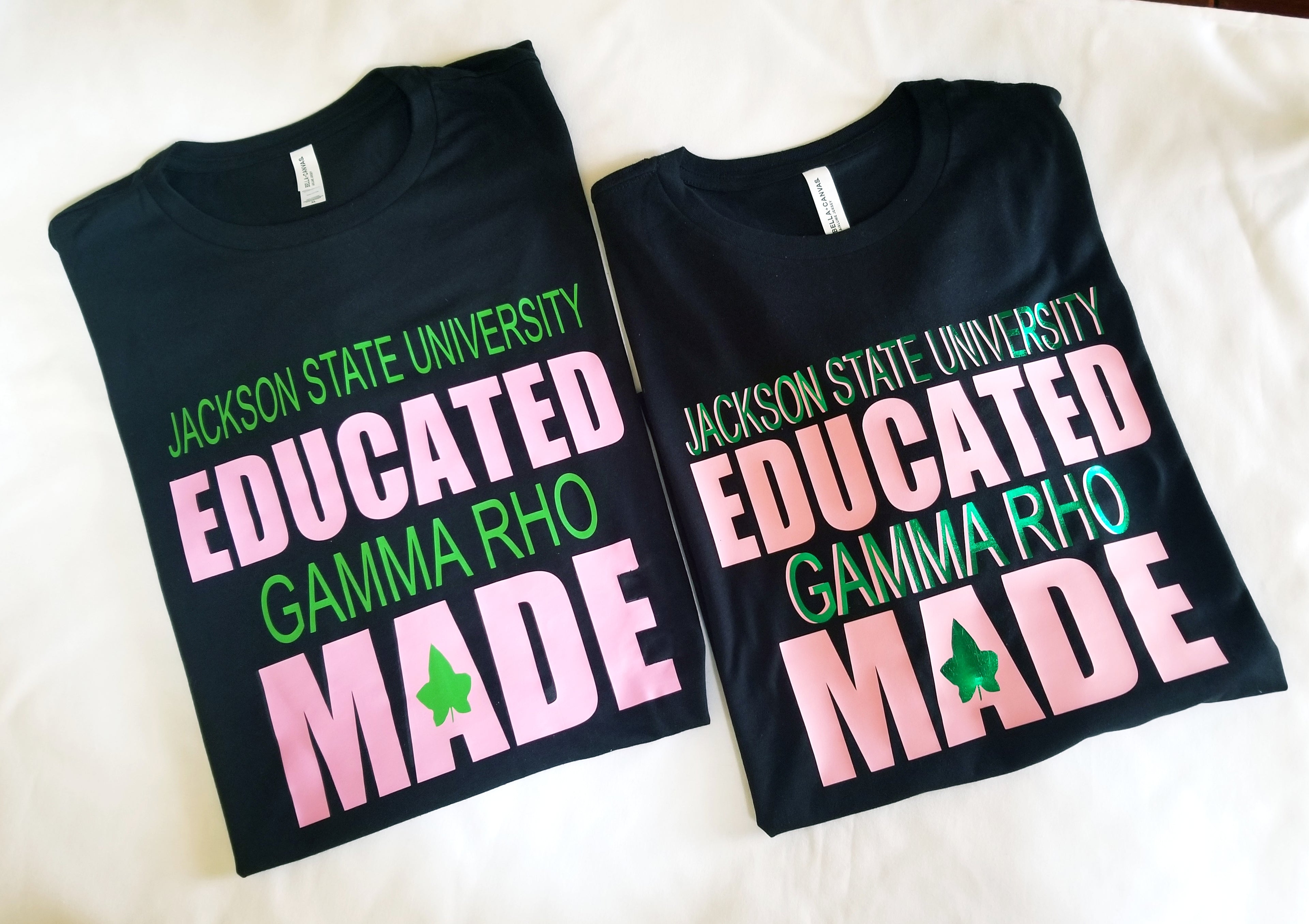 Greek - "School X" Educated "Chapter X" Made - AKA