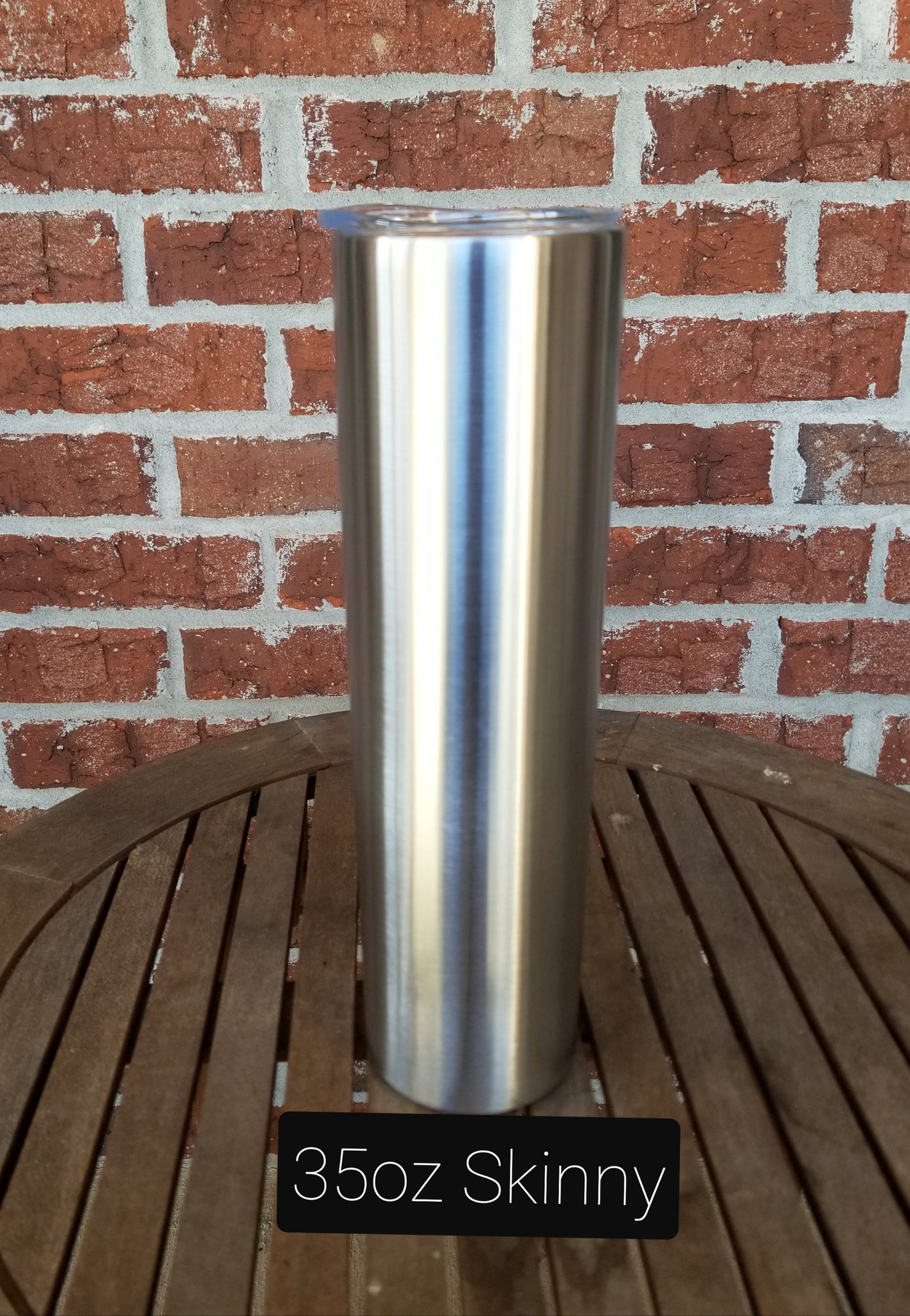 Drinkware - Custom 35oz Skinny Stainless Steel Tumbler