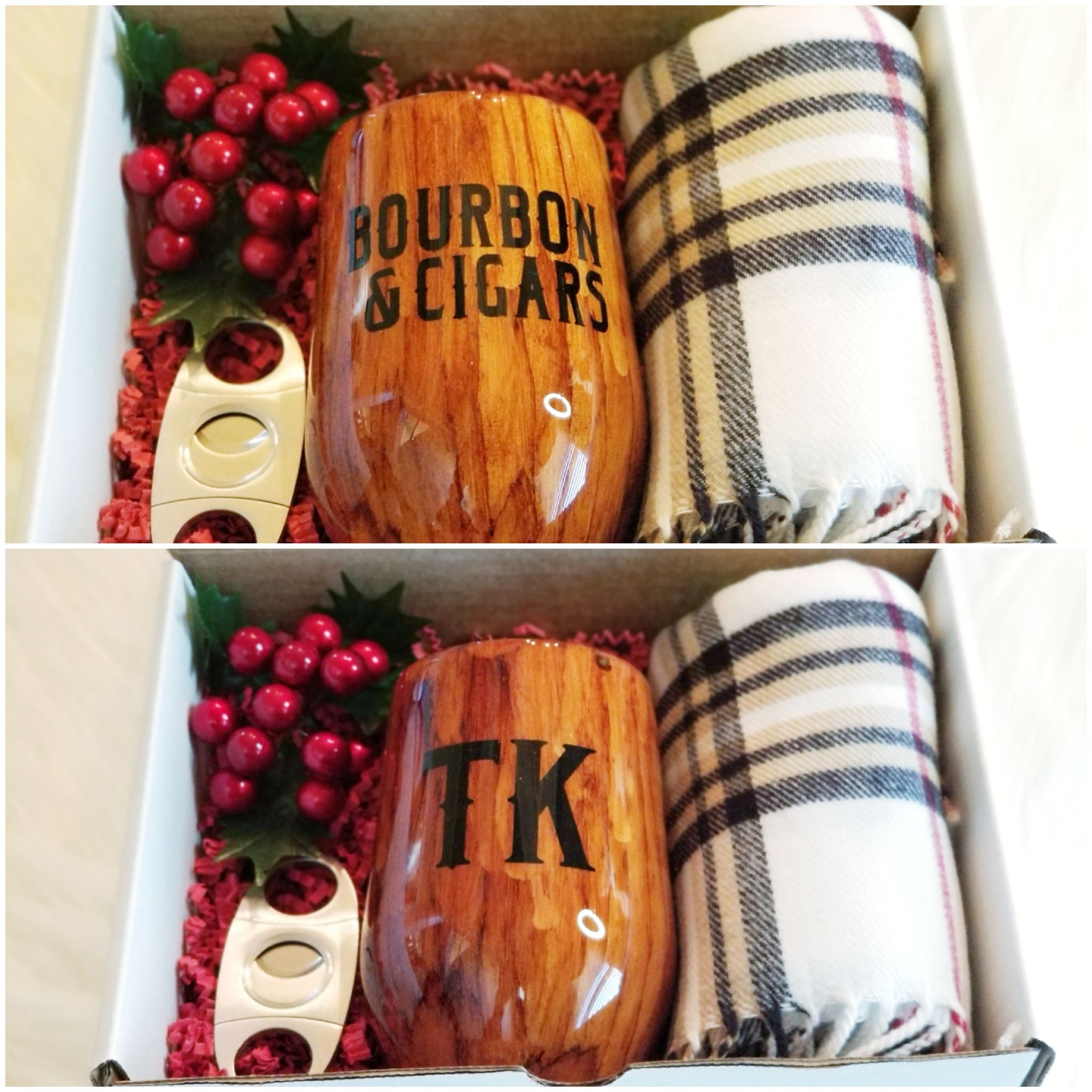 Drinkware Set- Bourbon & Cigars Gift Set