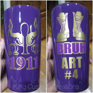Drinkware - QUE - Omega Psi Phi Cup