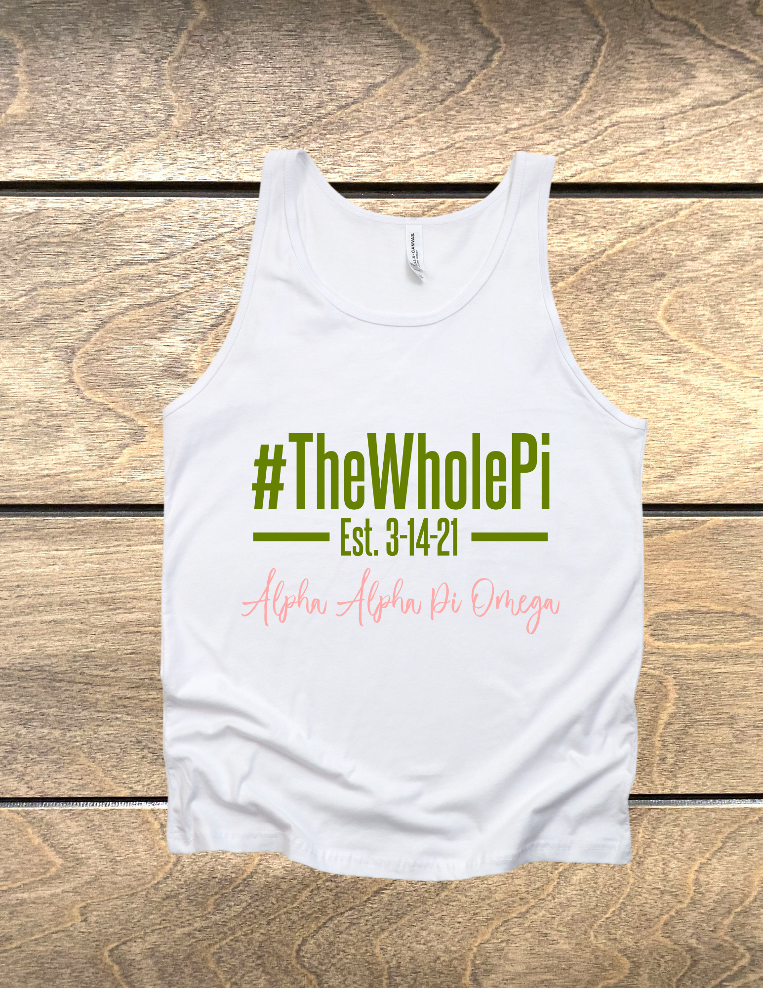 Greek - AAPiO #TheWholePi Tank Top