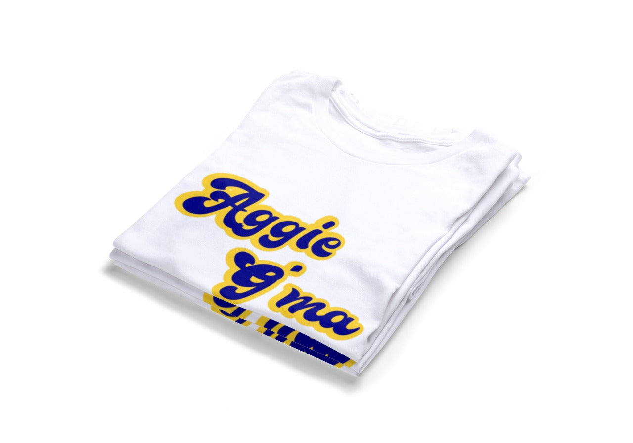 HBCU - AGGIE G'MA (BUBBLY SCRIPT)