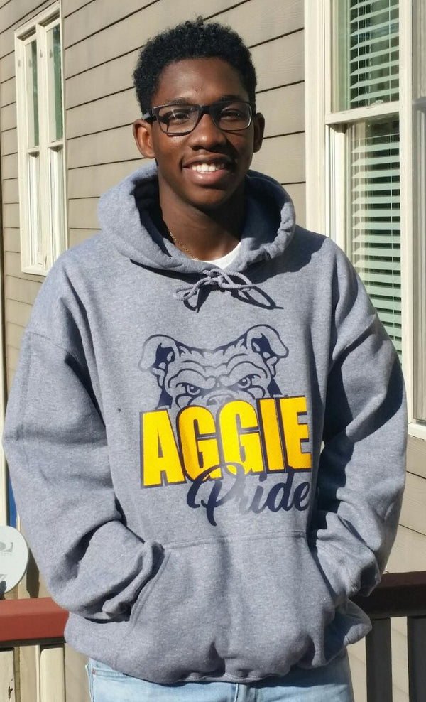 HBCU - AGGIE DOG - AGGIE PRIDE HOODIE OR T-SHIRTS