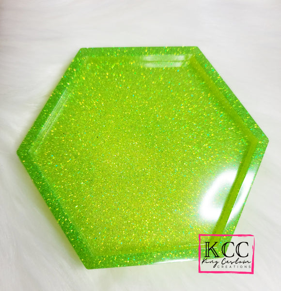 Drinkware - Glitter Resin Coasters (Pair)