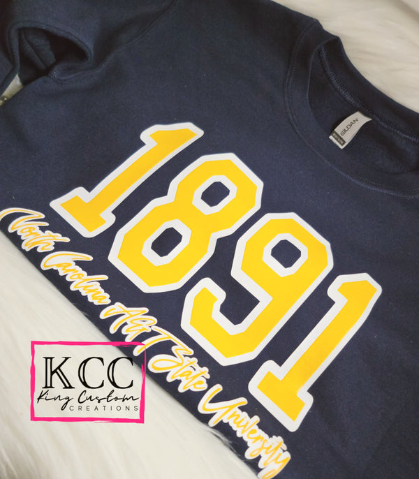 HBCU - 1891 NCA&TSU Sweatshirt